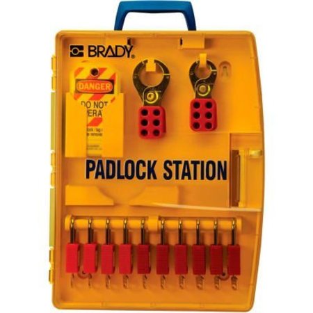 BRADY Brady® Ready Access Padlock Center w/Safety Padlocks, 105930 105930